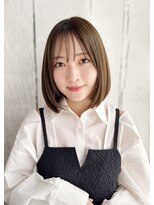 ラピス 新宿店(Lapis)&nbsp;《30代～大人透明感》白髪ぼかしハイライト＋艶カラー