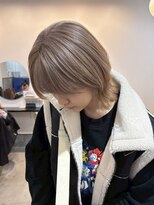 ラック 津田沼(LUCK)&nbsp;ホワイトベージュ/ケアブリーチダブルカラーインナーカラー