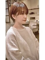 髪質改善と縮毛矯正の専門店 サンティエ(scintiller)&nbsp;大人綺麗な小顔襟足スッキリショートボブ　30代40代50代