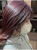 【merci古河店】色落ちも可愛いバイオレッド系ピンクカラー