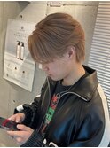 毛流れセンターパート