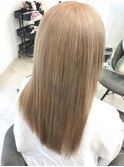 透明感！髪質改善酸性ストレートロング20代30代美髪