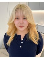 ノラ ウメダ(NORA UMEDA) 抜きっぱなしケアブリーチデザインカラーブロンドハイトーン