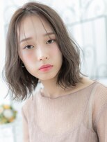 プリモカ 綾瀬(primoC) 綾瀬/髪質改善/ミルクグレージュ12トーン×小顔ゆるふわボブd