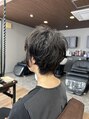 アカサ(A.casa) ゆるめパーマスタイル。ふんわりボリュームがでます《韓国風》