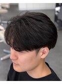 フェザーパーマニュアンスパーマセンターパート韓国ヘア