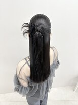 ソリン(Solin')&nbsp;ストレートハーフアップカチモリ