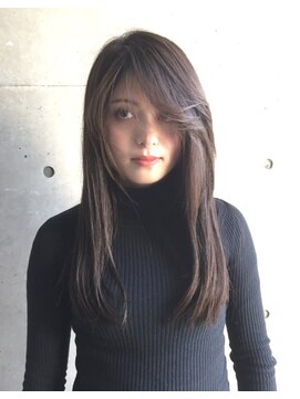 ニコアヘアデザイン(Nicoa hair design) アッシュグレージュの無造作ロング