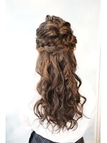 ヘアーサロン ポラリス(POLARIS)&nbsp;ハーフアップ