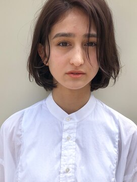 ヌース(NOUS) 【nous】ボブ×パープルアッシュ/顔周りに『ヌケ感』を《天神》