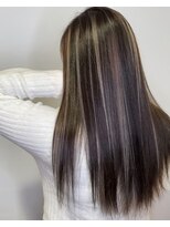 グルック ヘアリラクゼーション 玉出店(Gluck Hair Relaxation) contrast highlight 金井紀樹