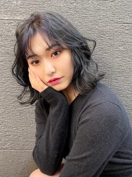 アールプラスヘアサロン(ar+ hair salon) ブルーブラックヘア