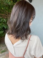 ヘア プロデュース キュオン(hair produce CUEON.)&nbsp;透け感カラー×シルバーグレージュ