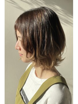 シャンプーボーイ セントラル 博多(SHAMPOO BOY central) オン眉☆ウルフカット