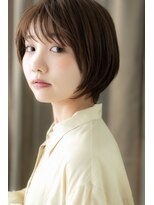 カバーヘア ブリス 戸田公園西口店(COVER HAIR bliss) シースルーバング大人可愛い美髪ミニボブZ戸田公園20代30代40代