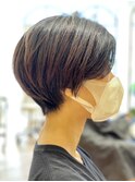 ハンサムショート/大人ショート/前髪長めショート 20代30代40代