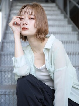 ガレットウメダ(GALETTE UMEDA) #イメチェン #モード #シースルーバンク #エアリーボブ