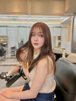 フィル 横浜(fil)&nbsp;暗髪_前髪マチルダボブピンクベージュ