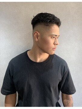 ゴートバーバー(GOAT BARBER) ハードオールバックパーマ