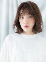 ドクターズ サロン ラブ(Dr's Salon LAB) 大人かわいい前髪パーマくびれＡラインボブi古河20代30代40代