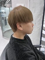 ブリーチ 原宿店(BLEACHi)&nbsp;ミルクティーベージュ/ブリーチカラー/ラウンドマッシュ