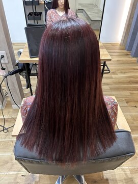 アフィネ ヘアライフデザイン(Affiner HAIR LIFE DESIGN) ハイライトで作るピンク