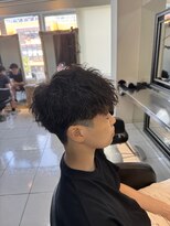 アイズ 海老名(AIZU) ツイストスパイラルパーマ メンズパーマ 波巻きパーマ 波巻き