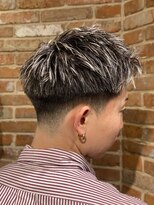 ヒロギンザ 仙台本店(HIRO GINZA)&nbsp;仙台ショートアップバング　ホワイトメッシュ