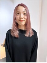 セイル(Sail) レイヤーカット×ハイトーンピンク