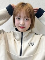 アンバー 池袋(amber)&nbsp;垢抜けられるハイトーンミニボブ