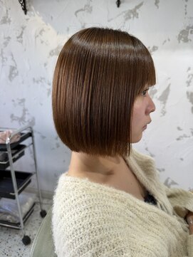 サンバイセライロ 千葉(SAN. by celilo) ボブ × 縮毛矯正【千葉優希】