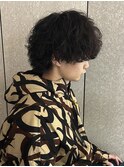 メンズ波巻きスパイラルパーマ質感重視ゆるふわ波巻きスパイラル