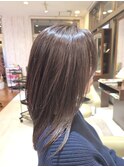 大人の上品レイヤースタイル 透明感カラー メルティカラー 仙台