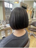 白髪ぼかしハイライト×グレー
