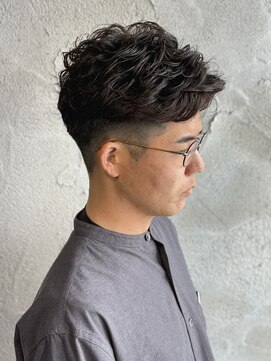 ニアウ 高崎店(Niau) メンズショートラルフカール群馬高崎眉毛韓国刈り上げ