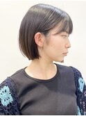 【モリオ松戸　石山】コンパクトショートボブ耳掛けショートボブ