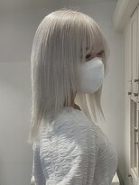 ベレーザ 渋谷(BELEZA)&nbsp;15629ブリーチなしダブルカラーレイヤーミルクティーベージュ