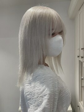 ベレーザ 渋谷(BELEZA) 15629ブリーチなしダブルカラーレイヤーミルクティーベージュ