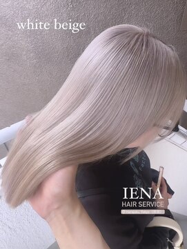 イエナ 渋谷(IENA) デザインカラーケアブリーチダブルカラーミルクティーベージュ