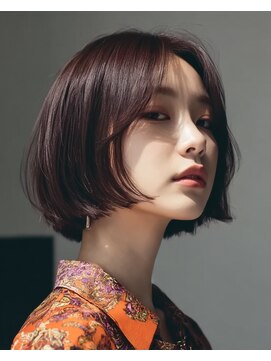 ホーム(HOME) ショートボブ/ストレートボブ/前下がりボブ髪質改善20代30代40代