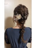 結婚式ヘアセット