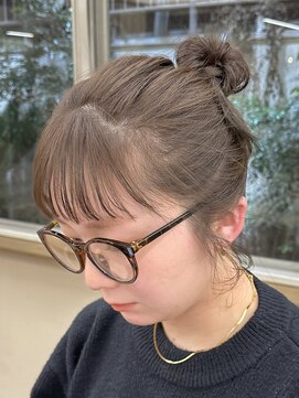 パークレーン アイス イヴェン(park lane ICI yeven) ブリーチなしダブルカラーショコラグレージュくすみ冬カラー