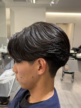 ビカムメンズヘアー 栄店(become men's hair) フェザーパーマニュアンスパーマニュアンスフェザー