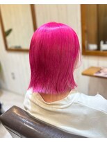 ミュミュ(mu-mu)&nbsp;蛍光系ピンク似合わせカット