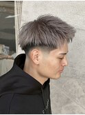 メンズカット/アッシュグレージュ/刈り上げ/ショート