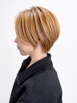 ウォーターリリー(Water Lily)&nbsp;ハンサムラインショートボブ × シアーオレンジ