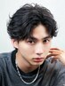 【新規10％オフ】メンズカット+フェザーパーマ/シャドウパーマ￥12586→￥11286