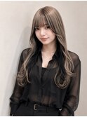 ミルクティーカラー×ブラックカラー