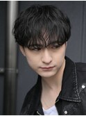 ツーブロック 韓国風マッシュ シャドウパーマ ニュアンスパーマ 