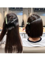 スープル オザキヤマ(SOUPLE.ozakiyama) 【髪質改善x縮毛矯正】SILKストレート